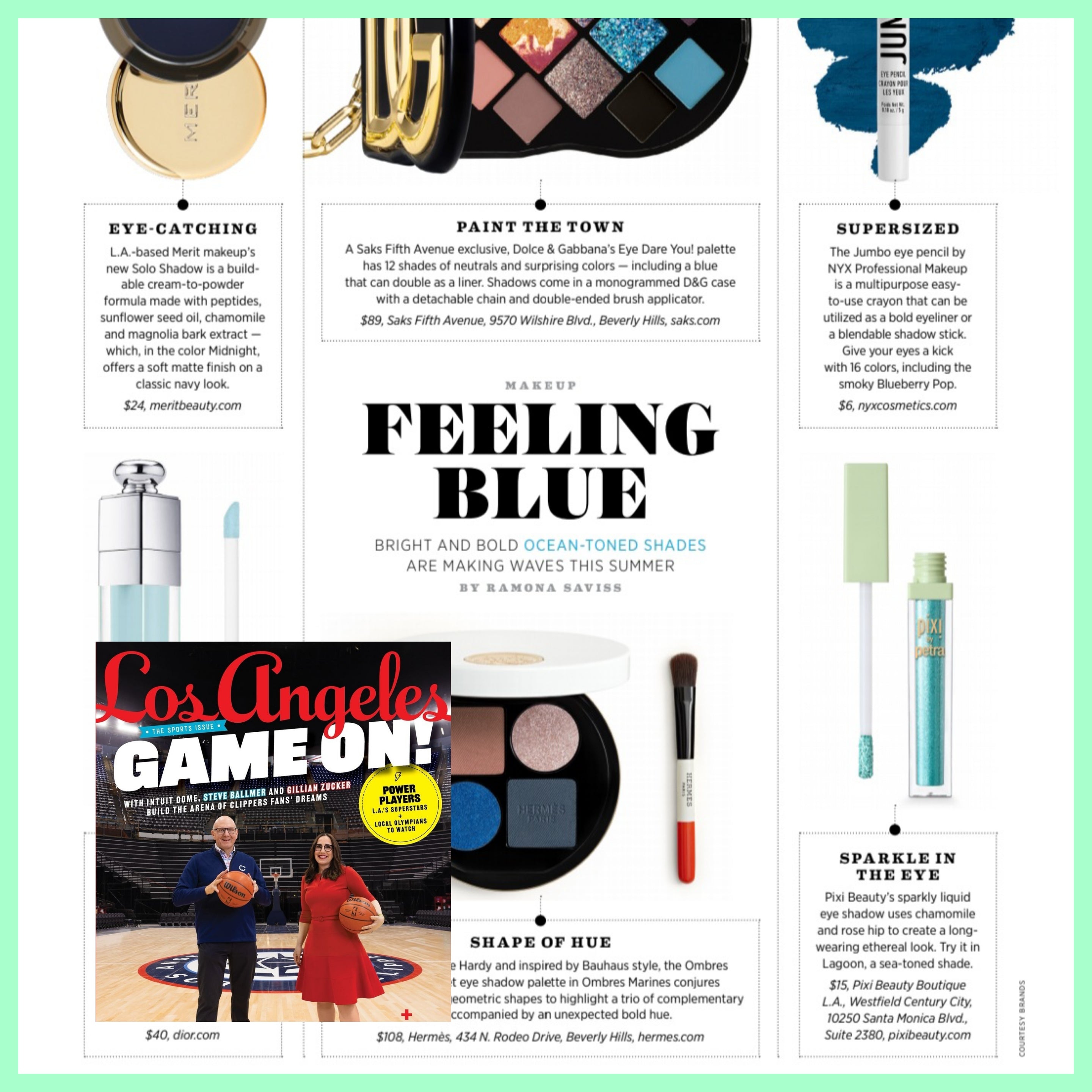 Los Angeles Magazine: Feeling Blue