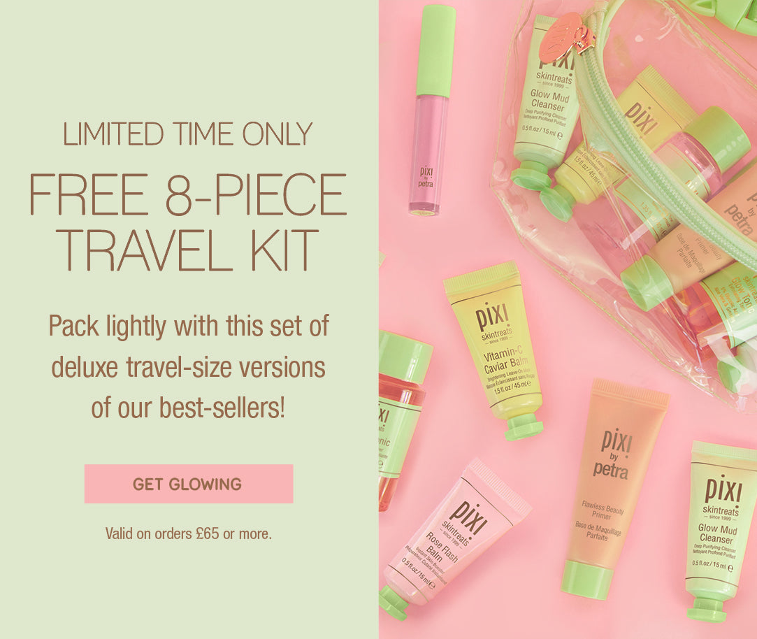 FREE 8-piece set of travel-size treats with orders £65+ mobile image